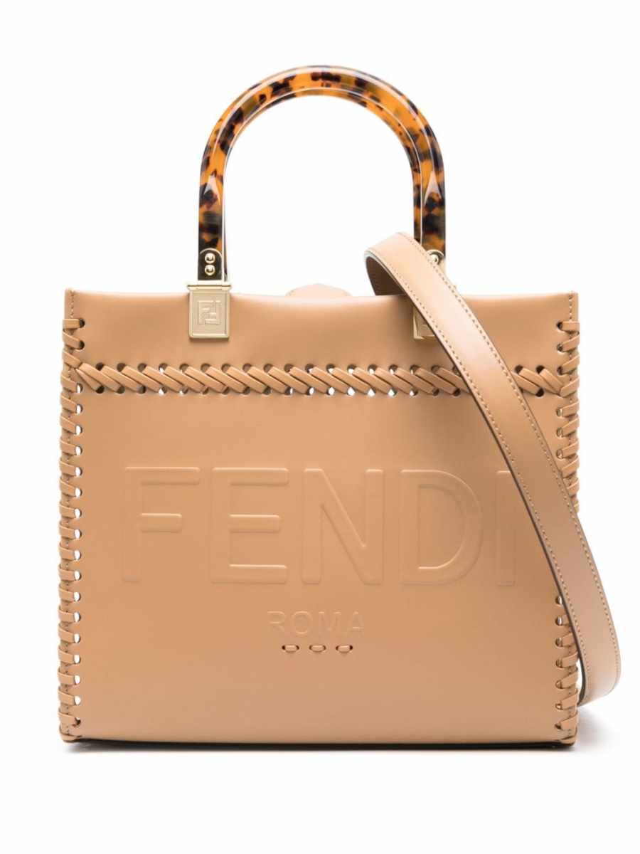 small Sunshine leather tote bag
