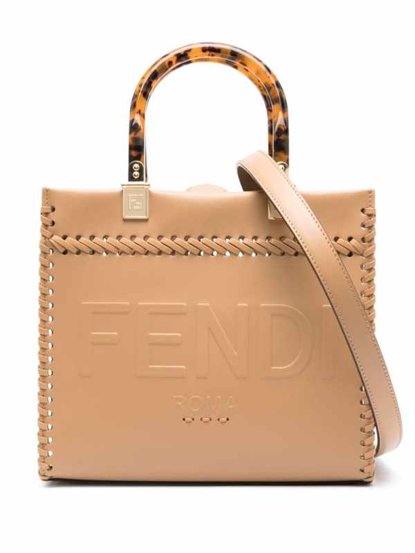 small Sunshine leather tote bag
