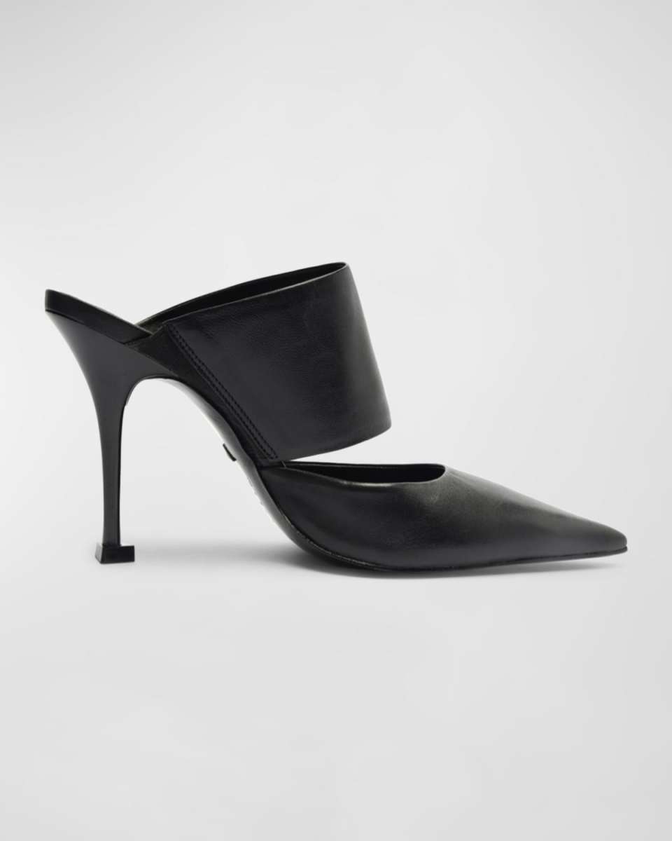 Quereda Pointed Leather Stiletto Pumps