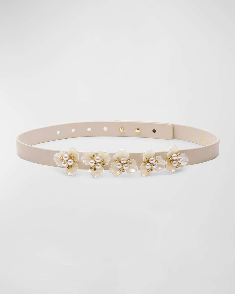 Matilda Pearly Leather Belt