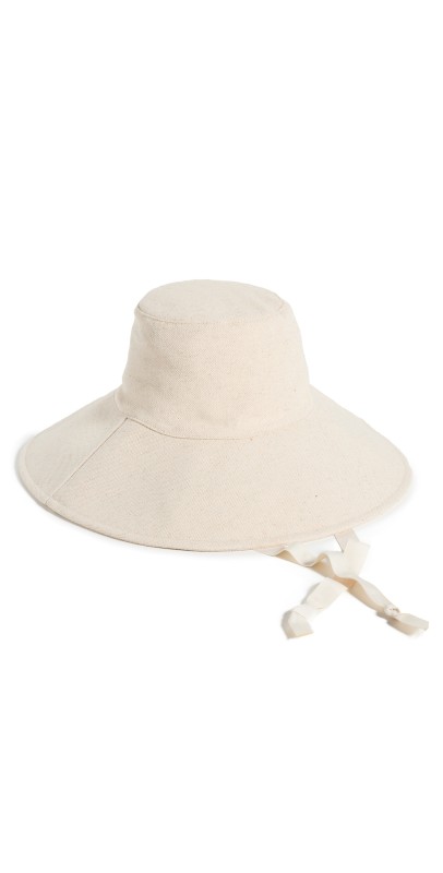 Hat Attack Frankie Sunhat with Chinstrap Natural