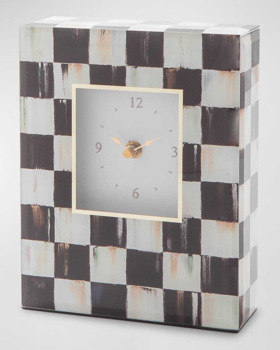 Courtly Check Carriage Clock
