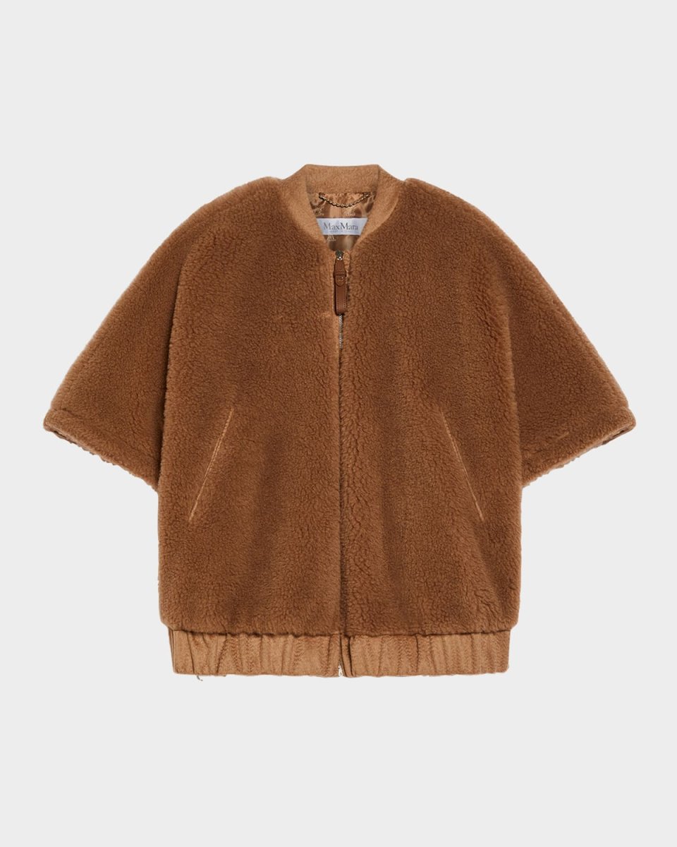 Briose Wool Blend Wrap Poncho