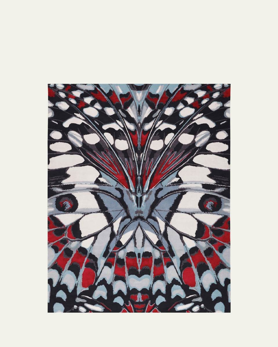 Painted Lady Hand-Knotted Rug, 8' x 10'