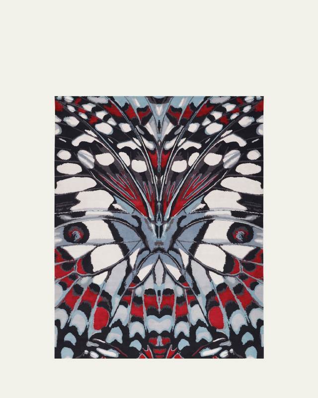 Painted Lady Hand-Knotted Rug, 8' x 10'