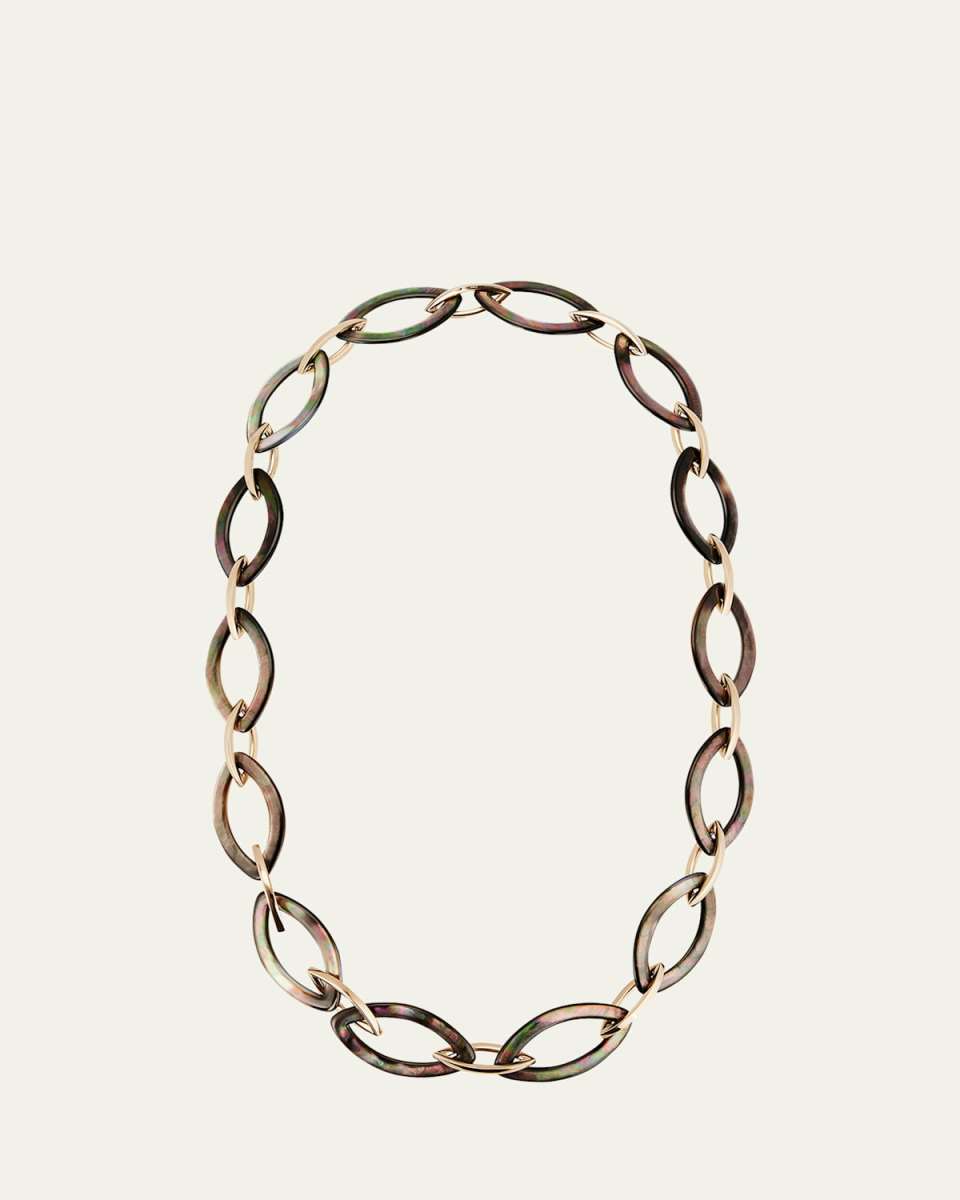 18K White Gold Pop Chain
