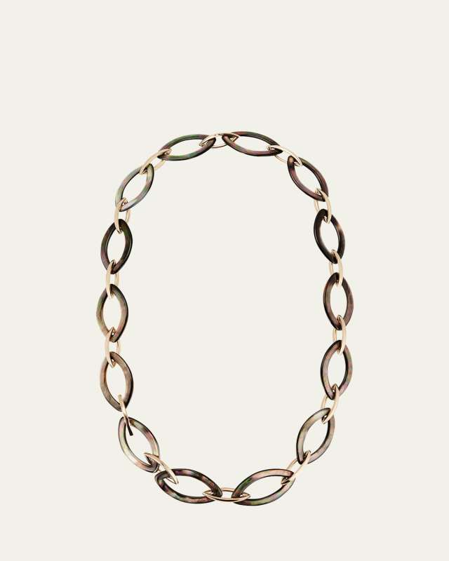18K White Gold Pop Chain