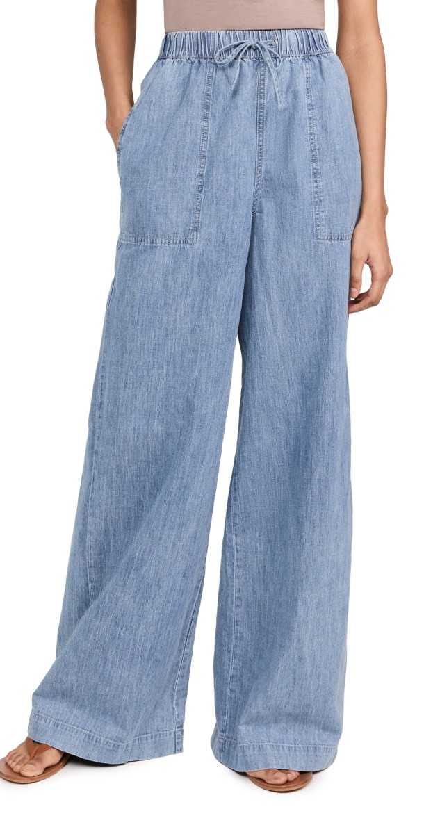 Splendid x Cella Jane Denim Pants Washed Indigo