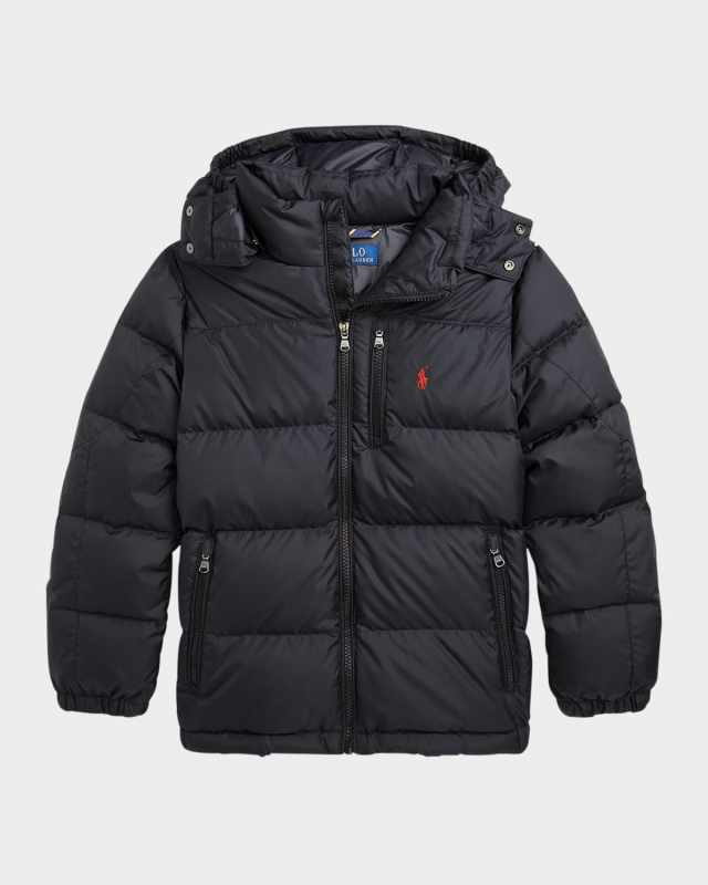 Boy's Recycled Nylon Puffer Jacket, Size S-XL