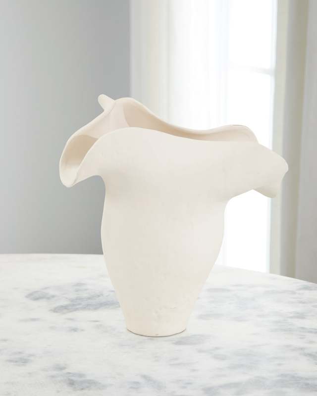 Graphite Gray Porcelain Vase I