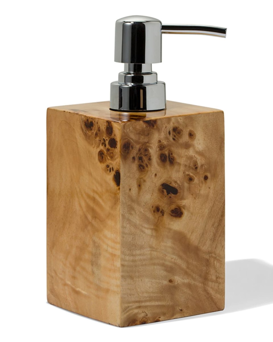 Burl Veneer Soap Dispenser