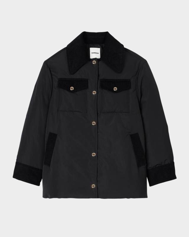Ronald Corduroy Paneled Puffer Jacket