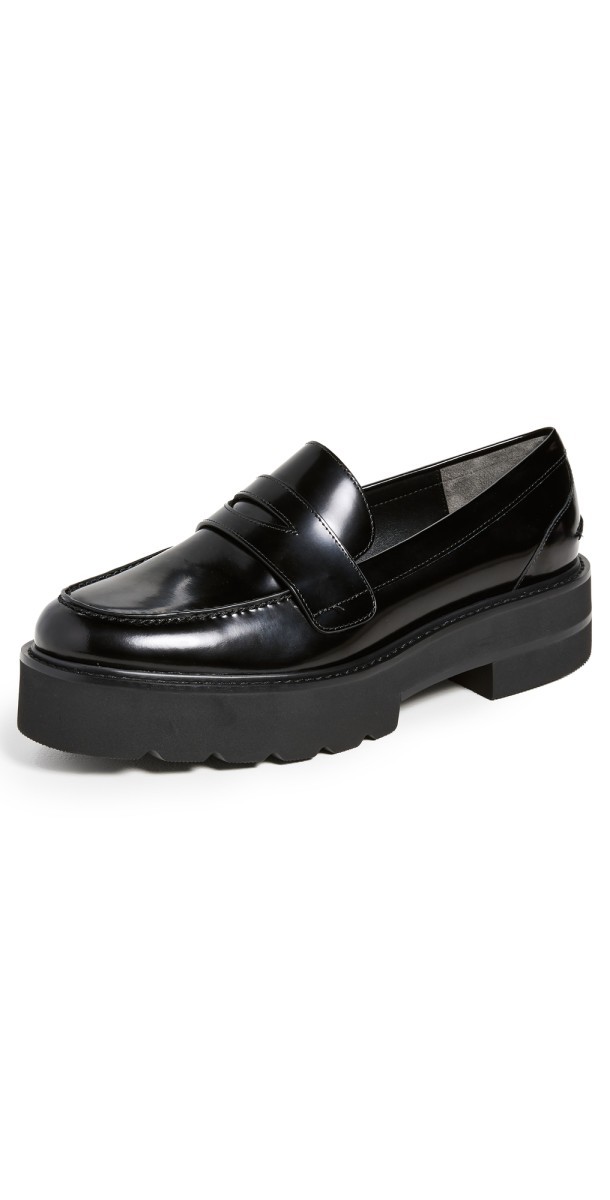 Stuart Weitzman Ultralift Loafers Black