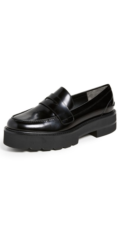 Stuart Weitzman Ultralift Loafers Black