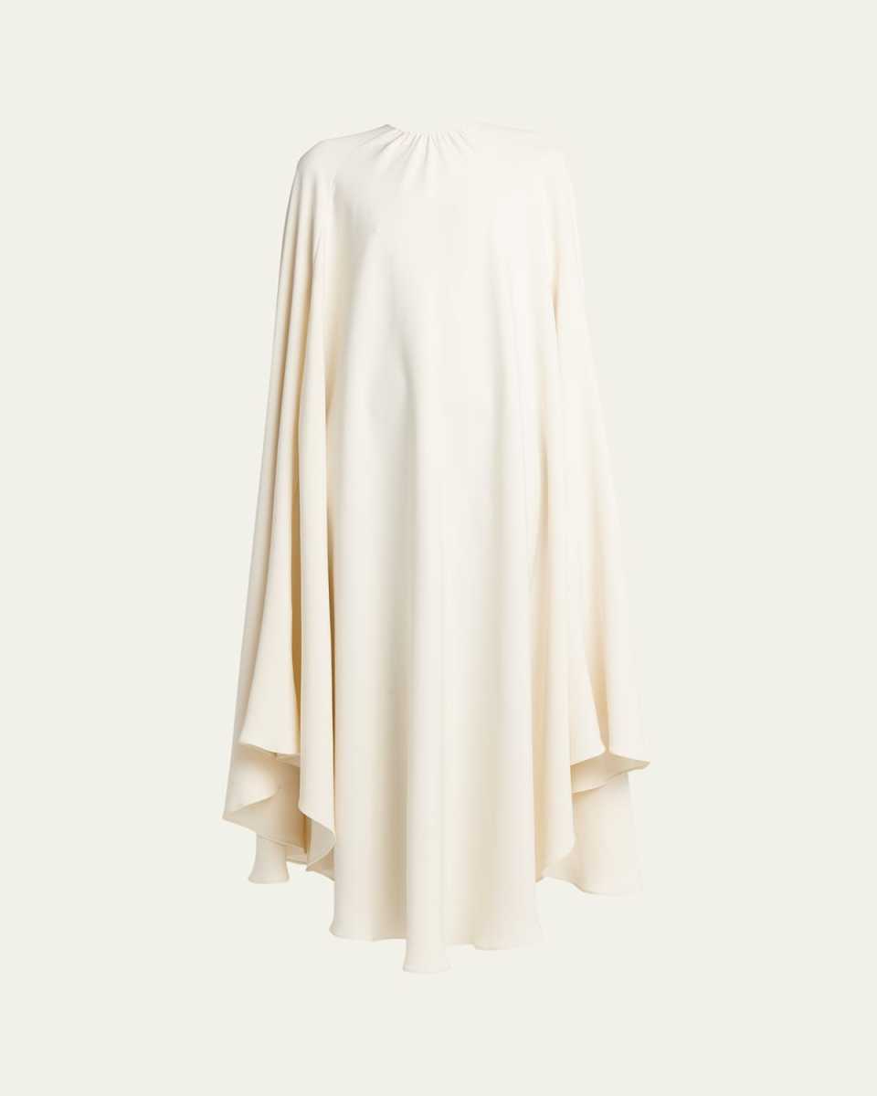 Soft Silk Cady Caftan Dress