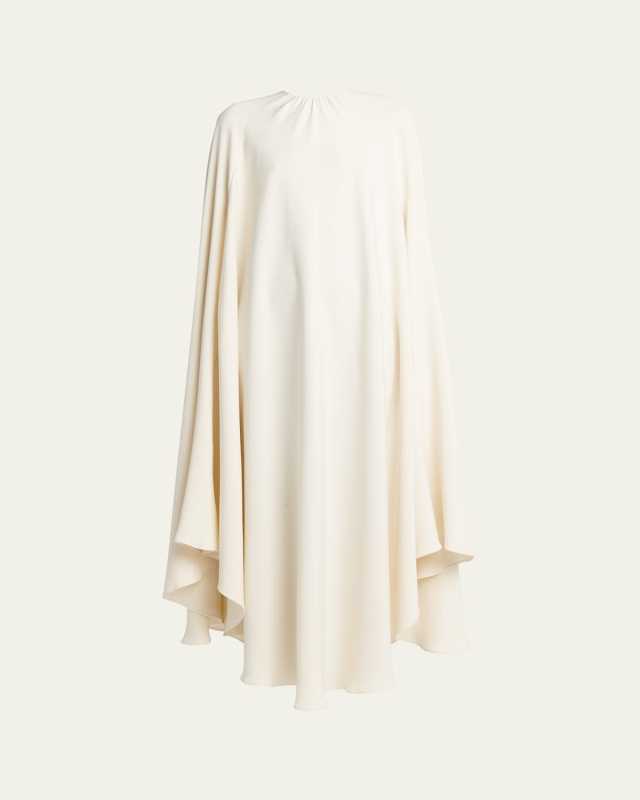 Soft Silk Cady Caftan Dress