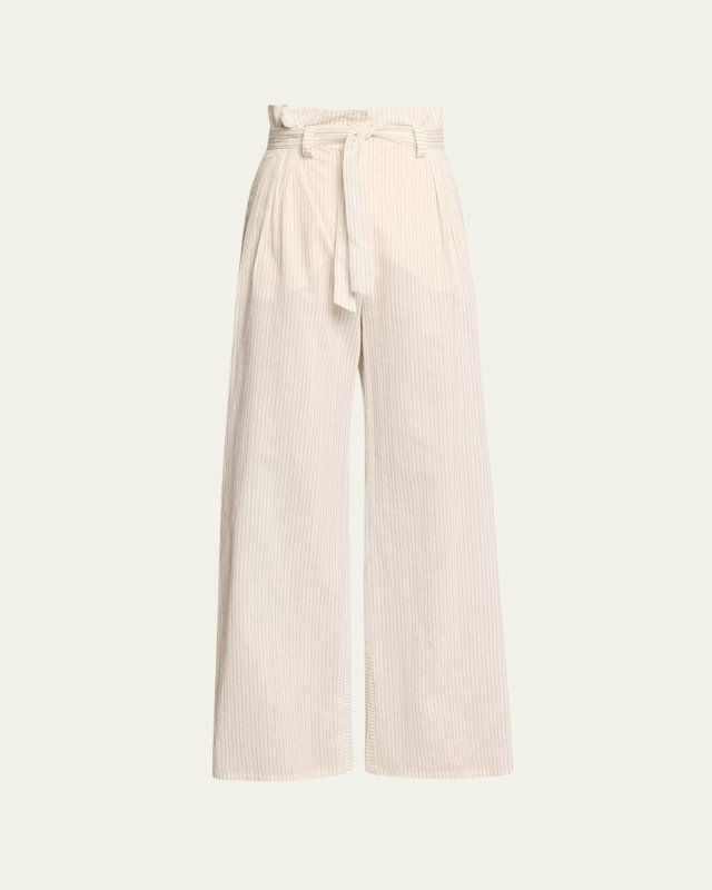 Xero Belted Wide-Leg Pants