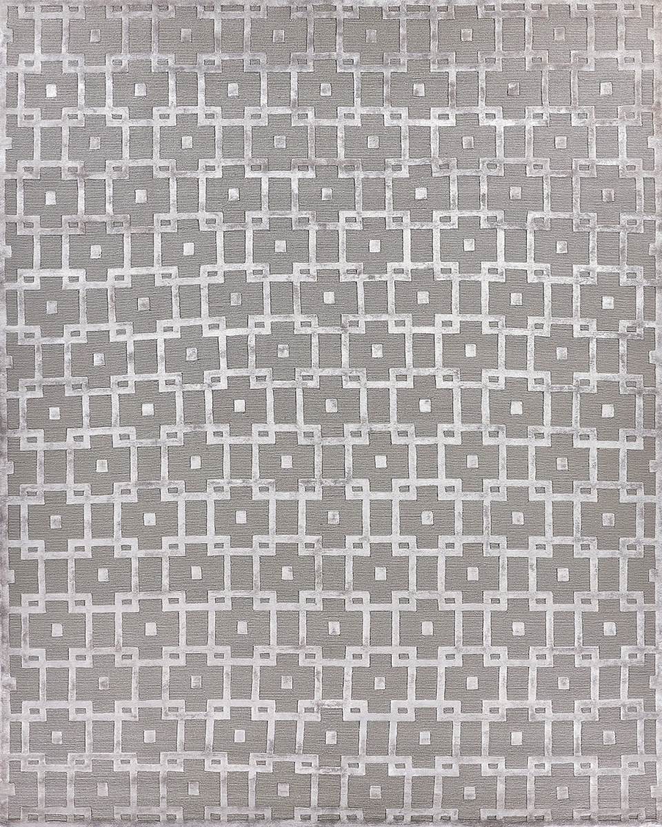 Silver Blocks Rug, 6' x 9'