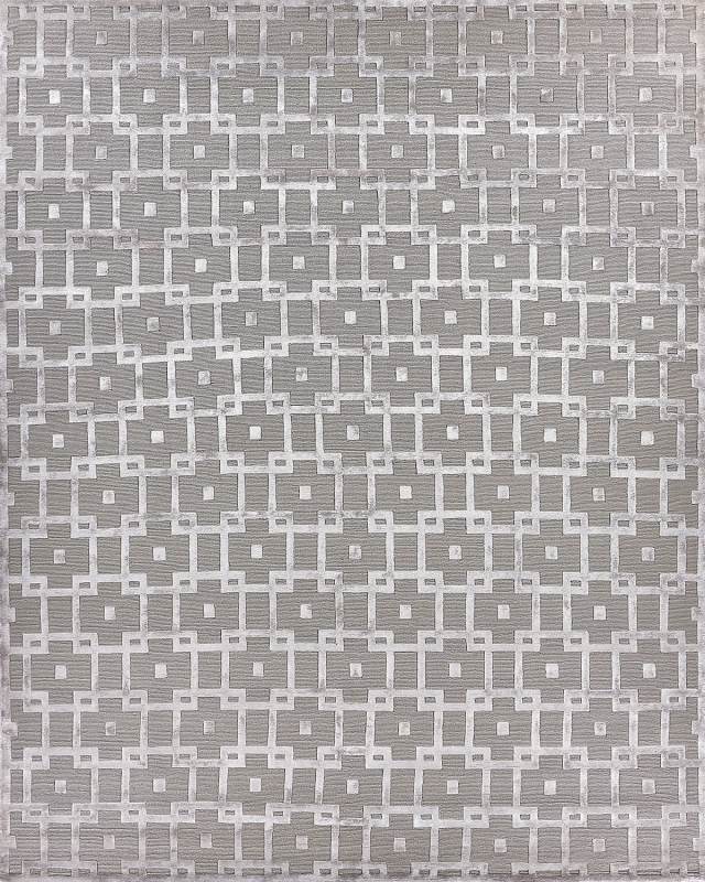 Silver Blocks Rug, 6' x 9'