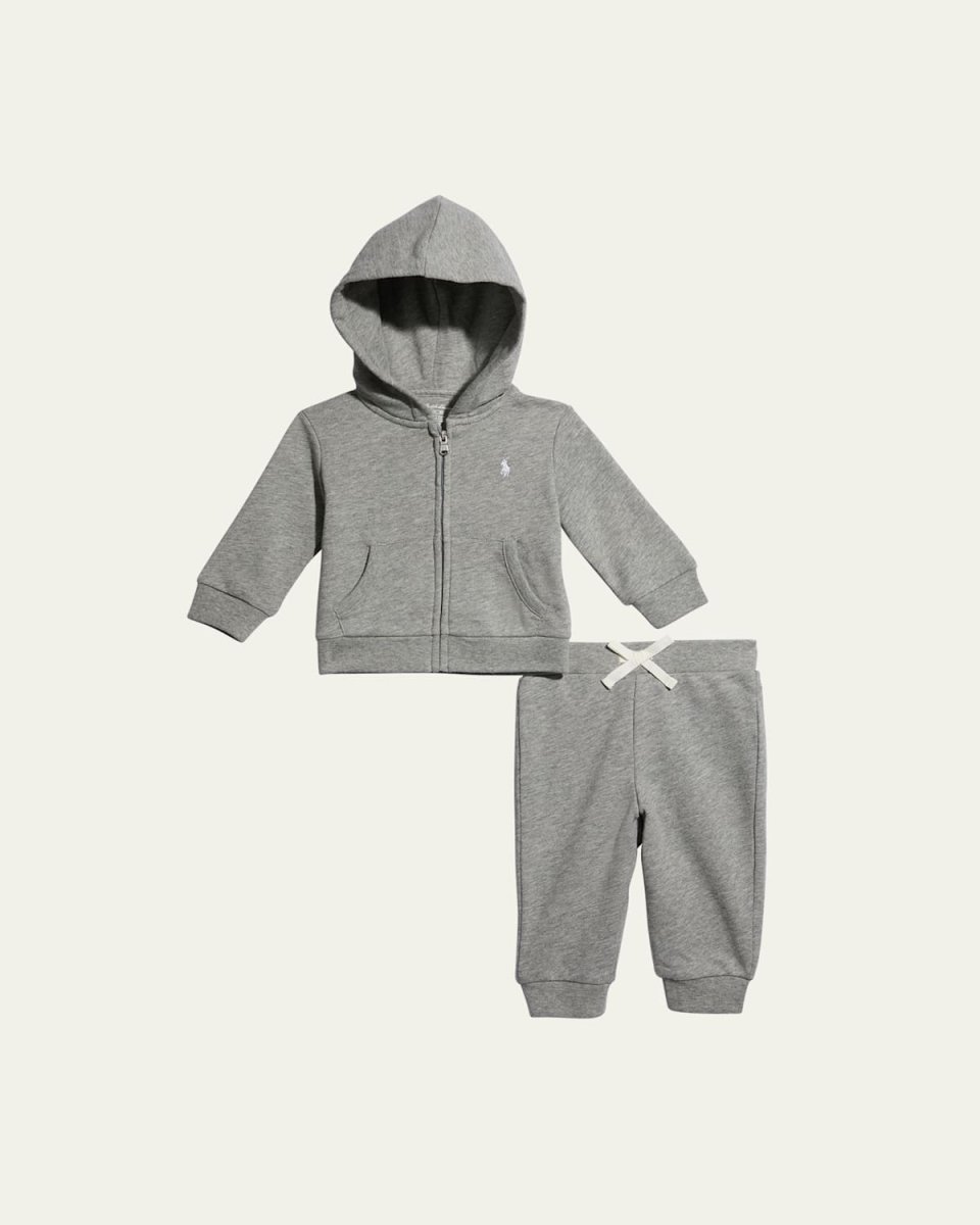 Boy's Atlantic Terry 2-Piece Sweatsuit, Size 3M-