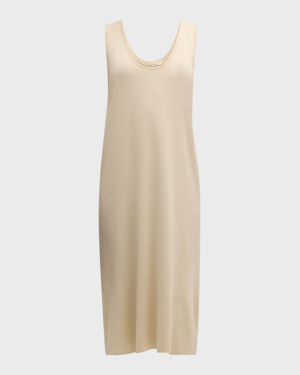 Garfield Scoop-Neck Sleeveless Silk Knit Dress