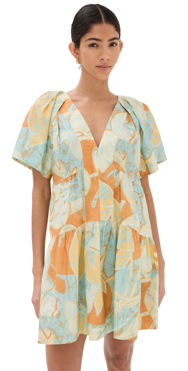 A. L.C. Camila Dress Cumin/Sea Glass