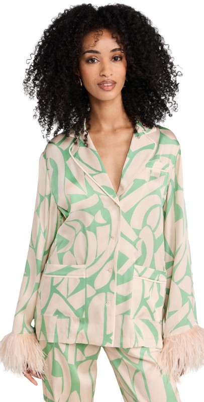 Alexis Braza Top Green Mirage