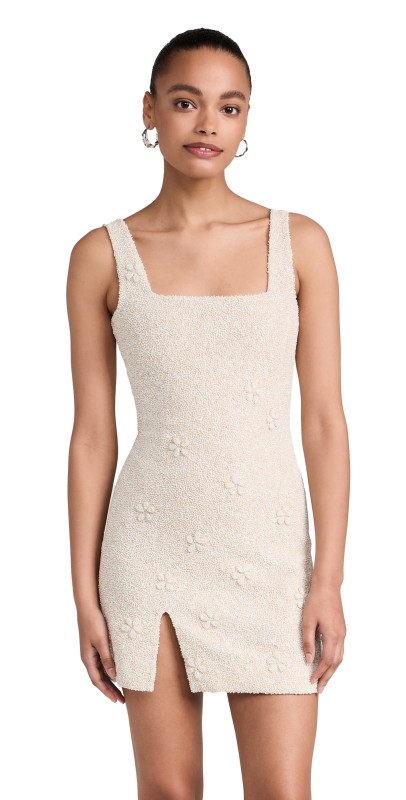 STAUD Le Sable Dress Ivory
