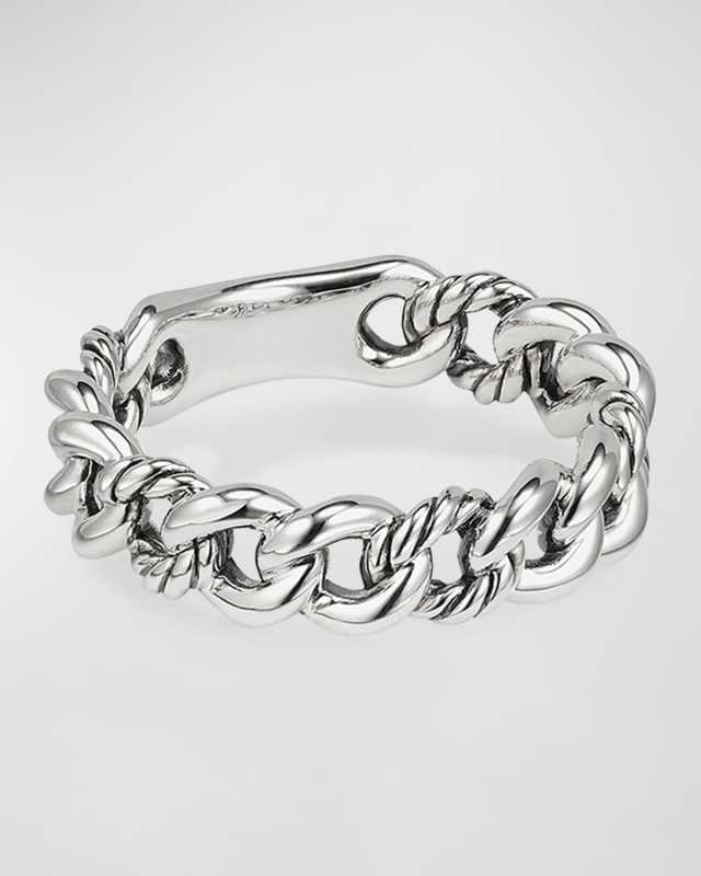 Belmont Narrow Curb Link Ring
