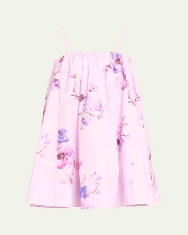 Lightburst Puff Mini Dress