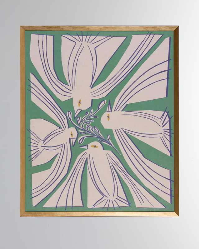 "Block Flock II" Giclee on Paper Wall Art