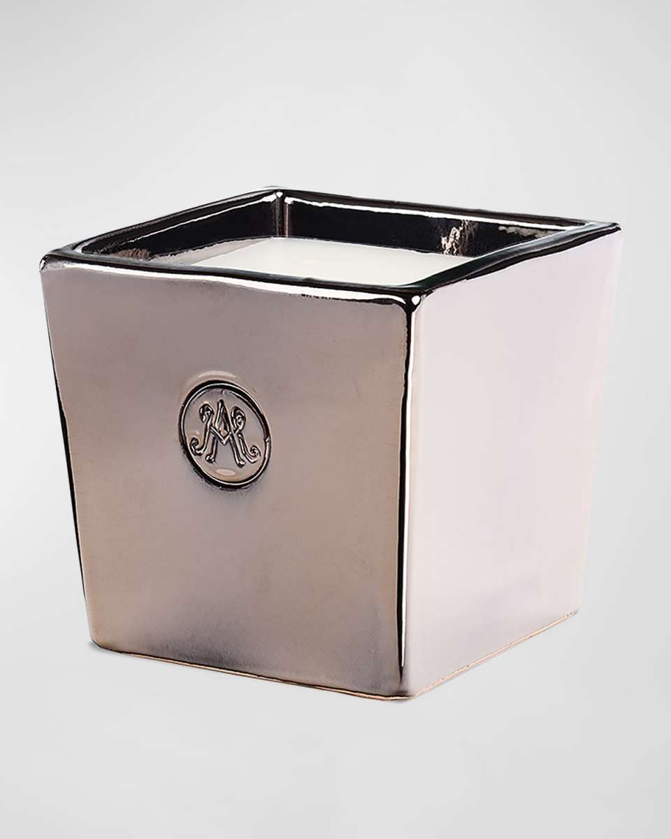 Spicy Rouge Scented 4-Wick Candle Silver Terracotta, 1400g