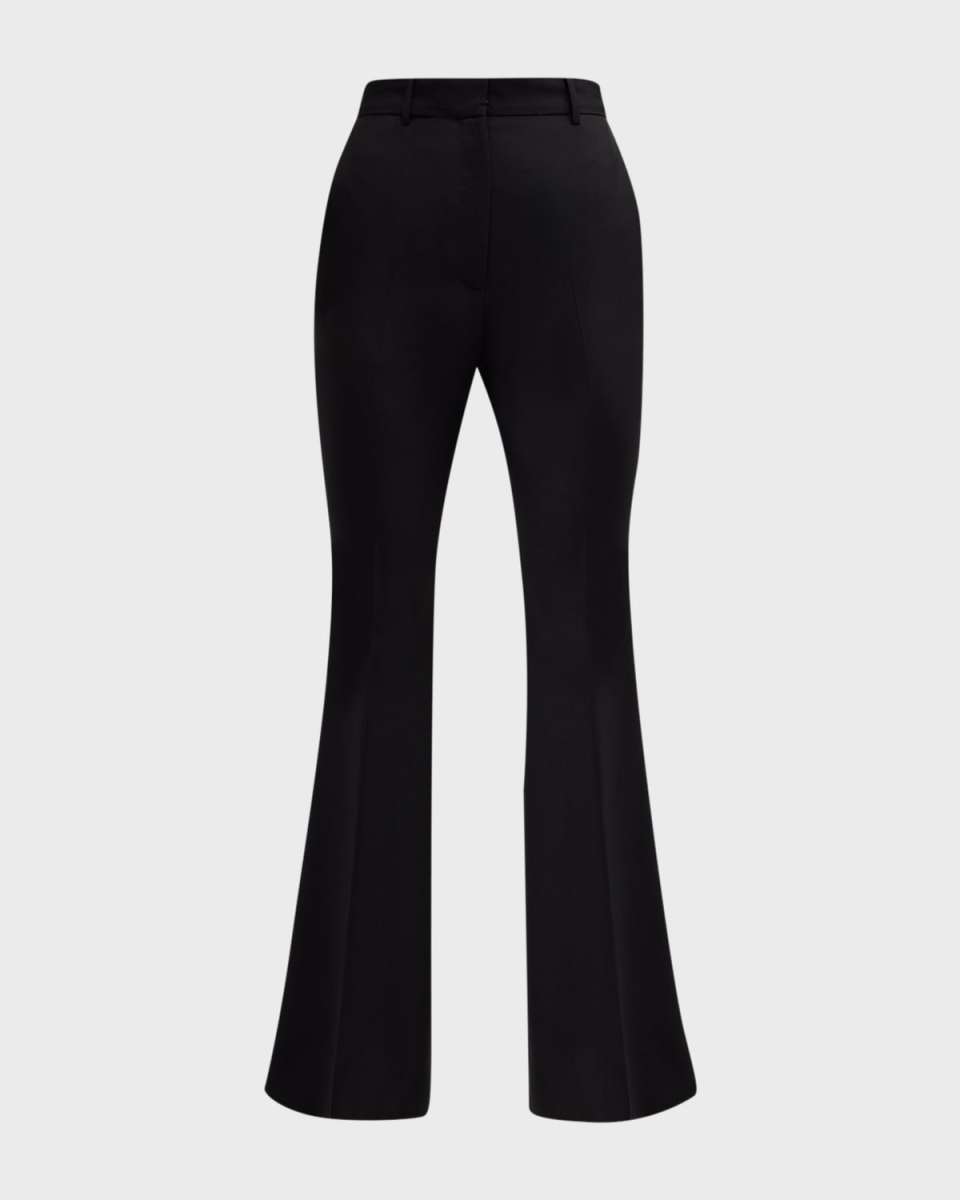 Terese Mid-Rise Bootcut Crepe Pants