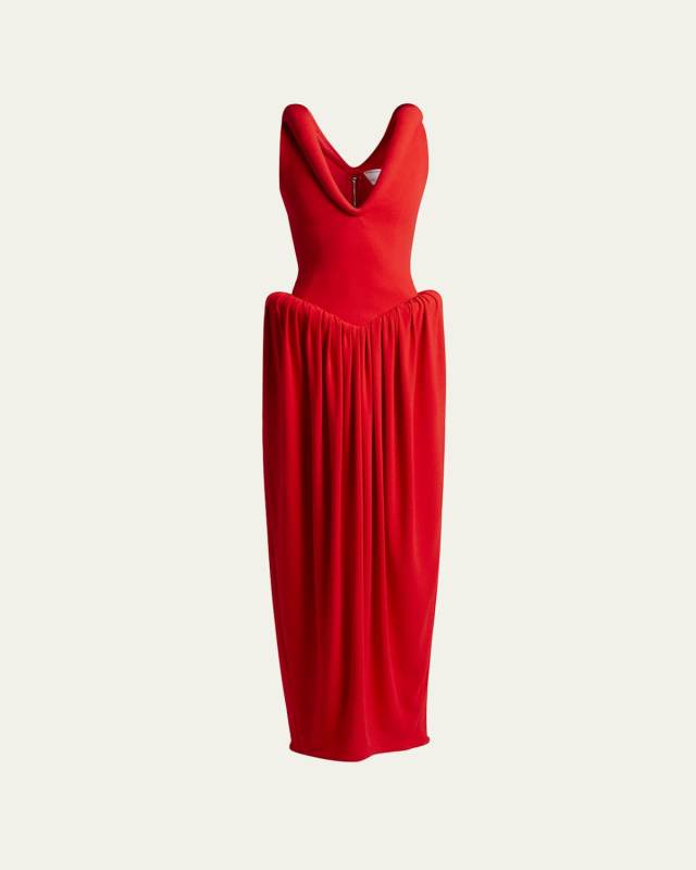 Structured Boucle Frise Dress