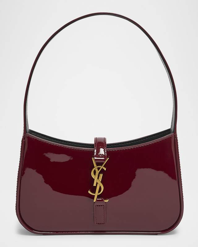 Le 5 A 7 Mini YSL Shoulder Bag in Patent Leather