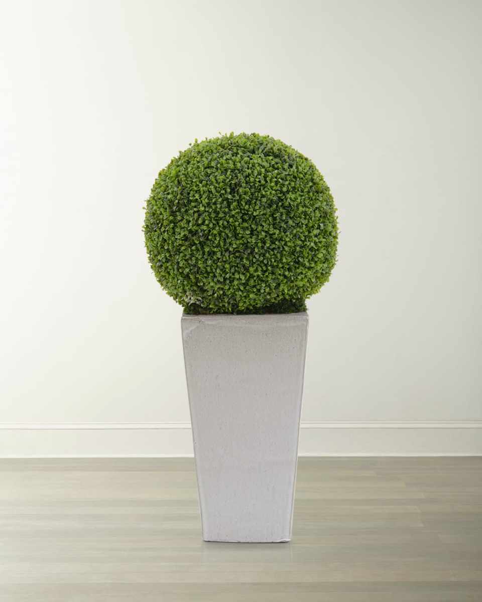 Boxwood Orb Faux Topiary