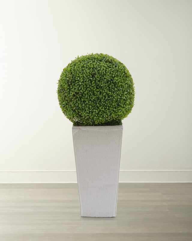 Boxwood Orb Faux Topiary