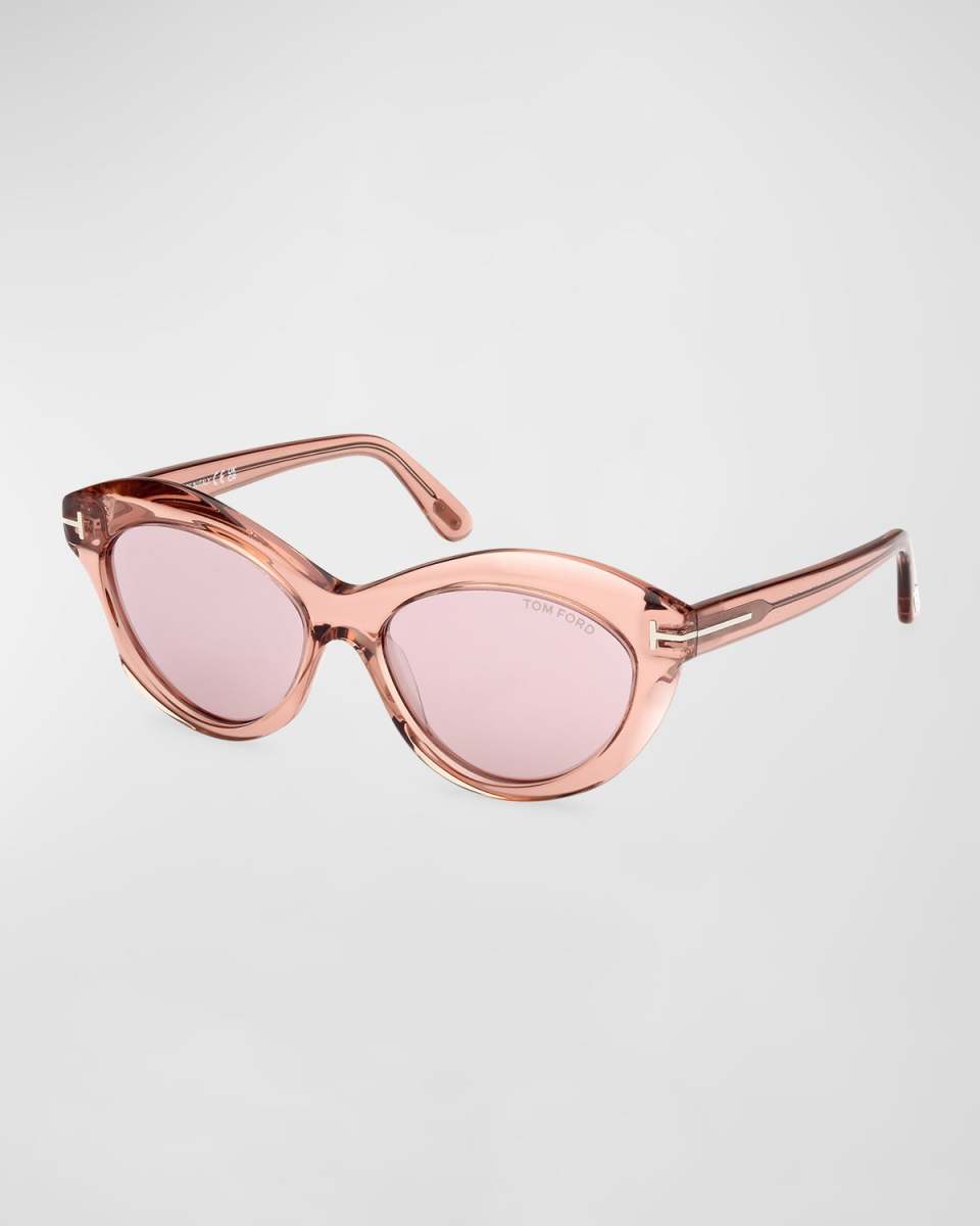 Toni Acetate Oval Sunglasses