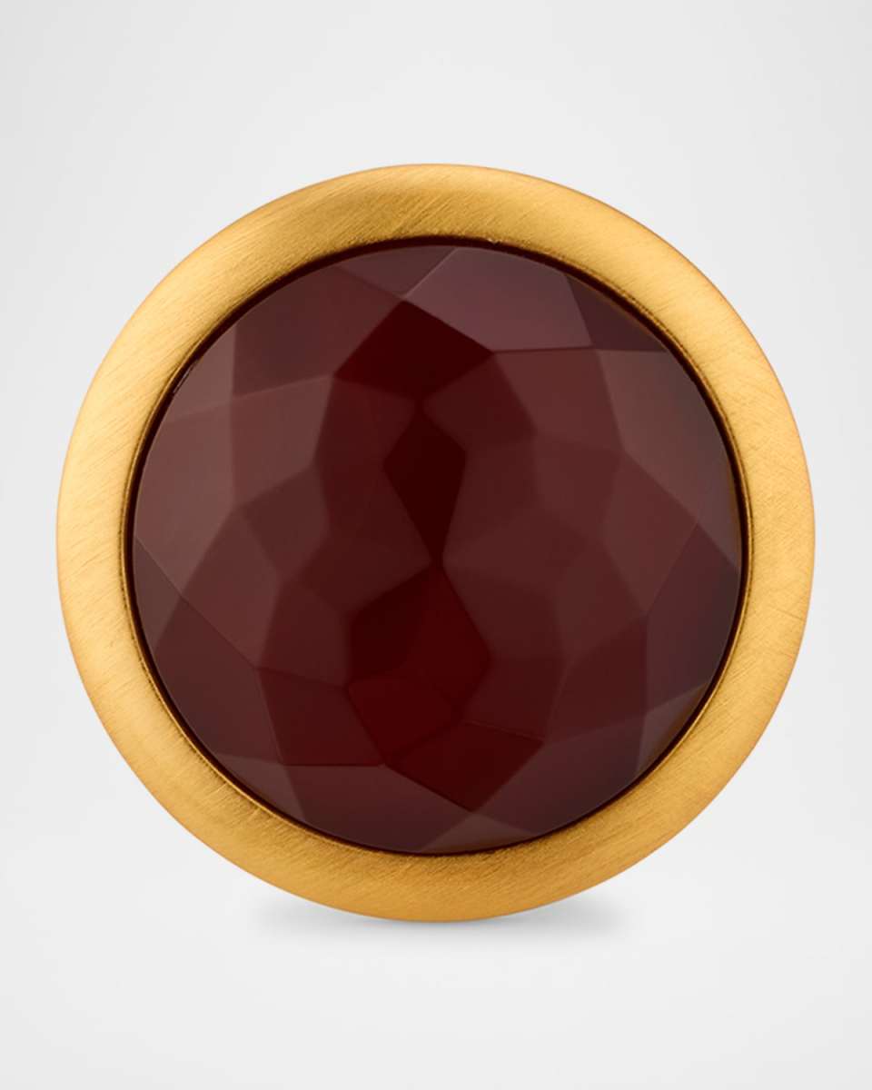 Carnelian Adjustable Statement Ring