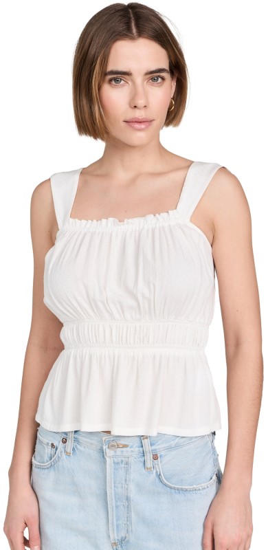 PAIGE Laureth Top White