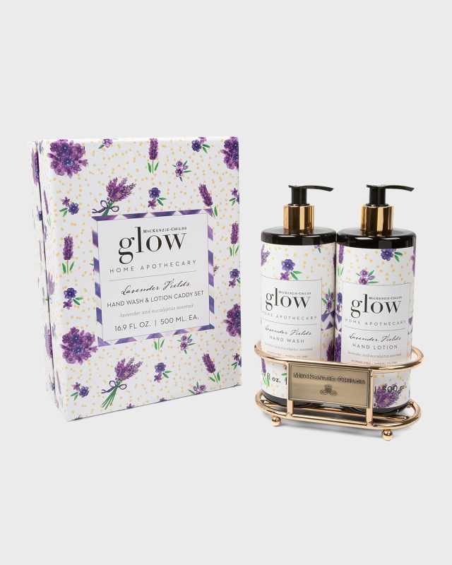 Lavender Fields Soap & Lotion Caddy Set, 2 x 16.9 oz.