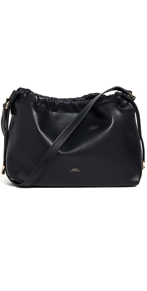 A. P.C. Sac Ninon Crossbody Bag Black
