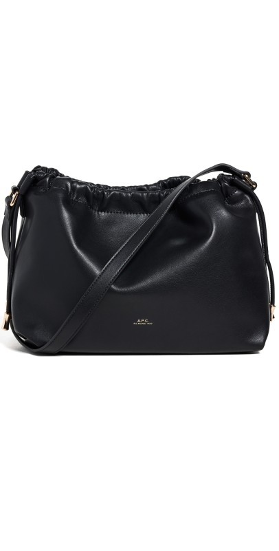 A. P.C. Sac Ninon Crossbody Bag Black