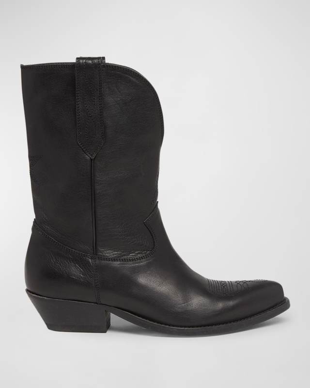 Wish Star Leather Cowboy Boots