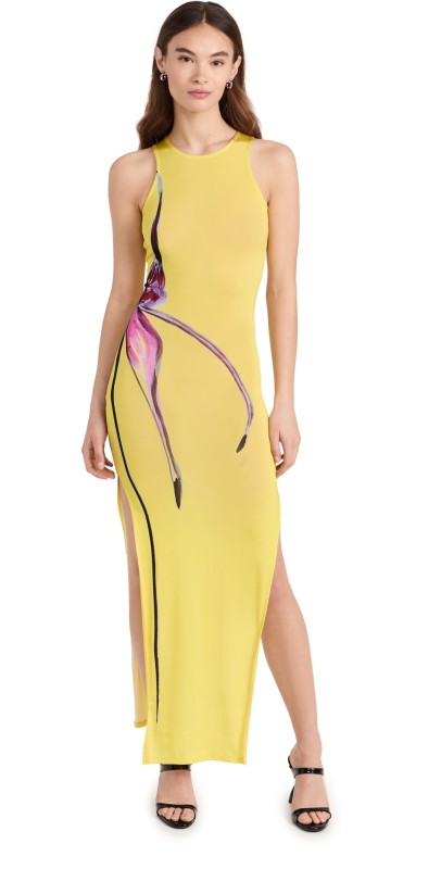 Louisa Ballou Sea Breeze Dress Caledenia Orchid