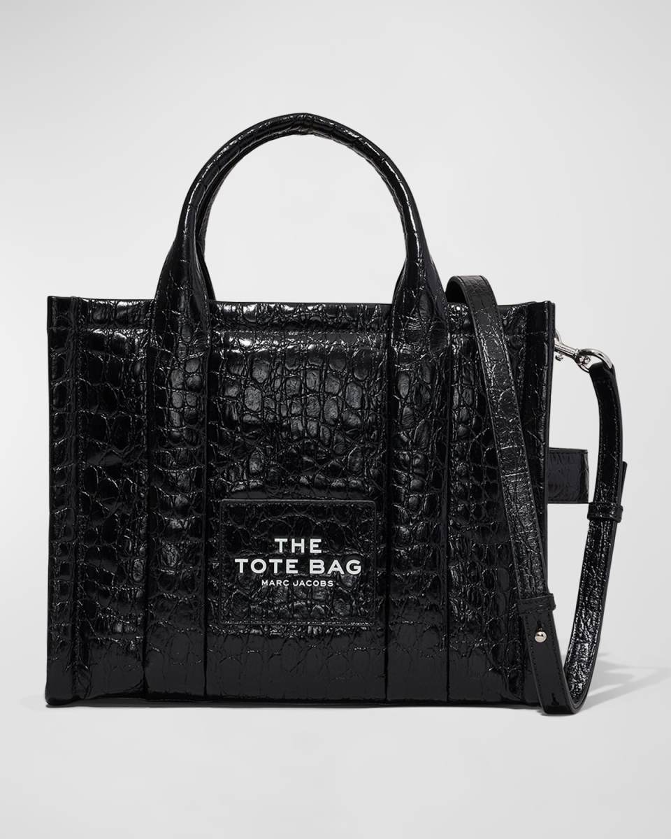 The Croc-Embossed Medium Tote Bag