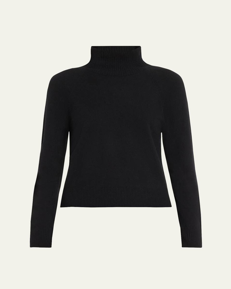 Raglan Wool-Cashmere Turtleneck