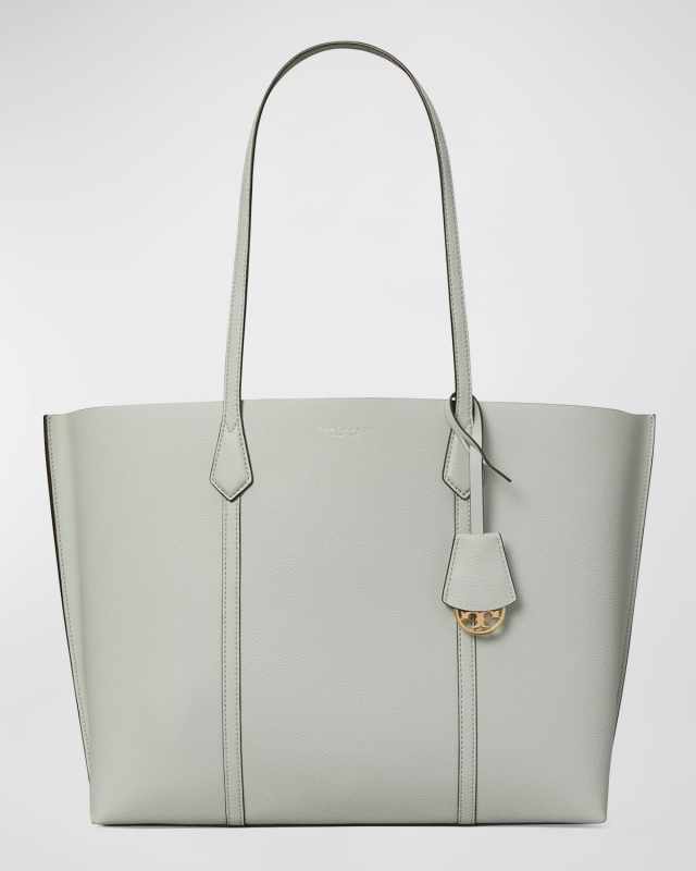 Perry Leather Shopper Tote Bag