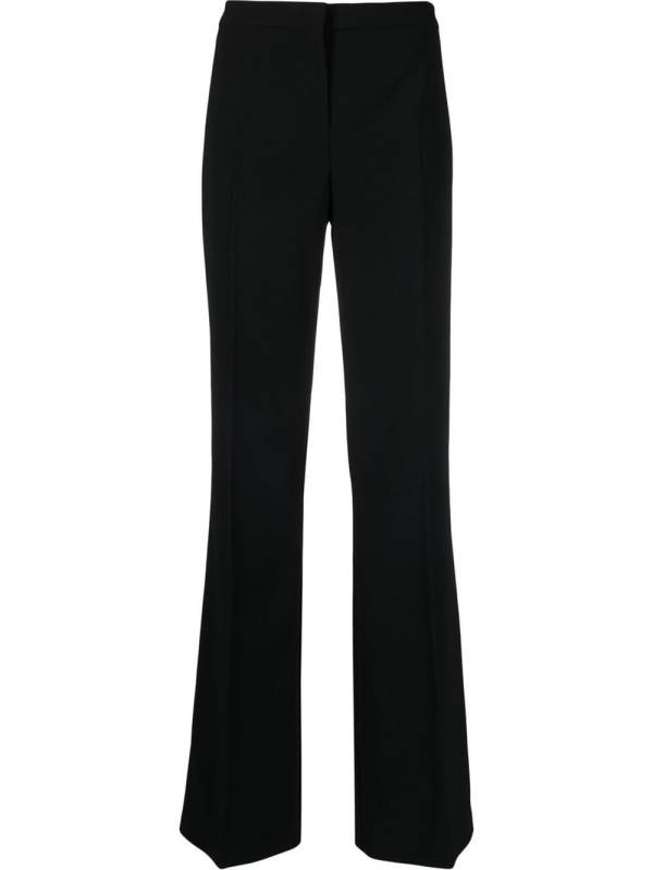 high-waisted trousers