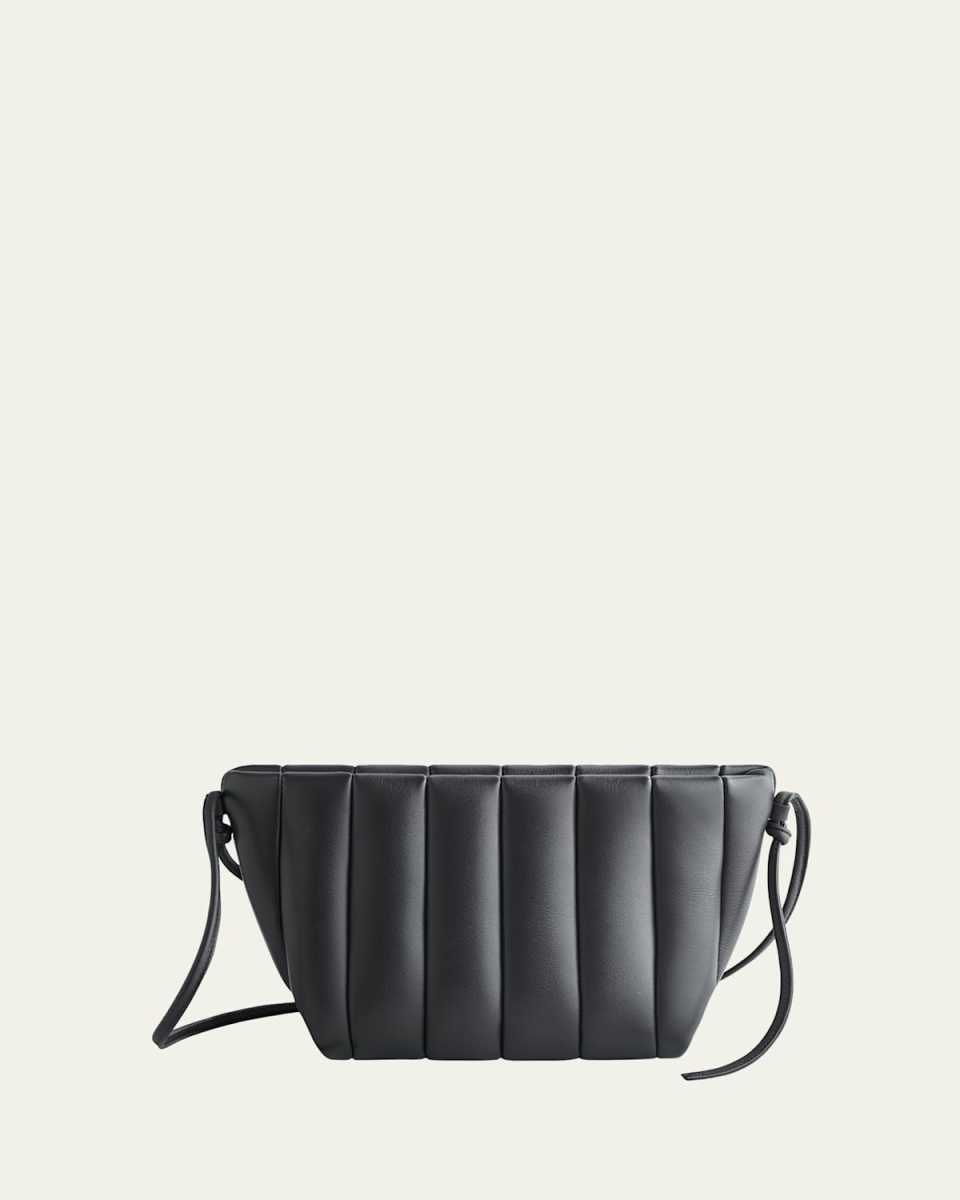 Boulevard Padded Leather Crossbody Bag